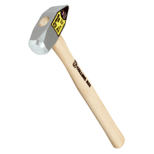 Collins CRP3HC Cross Peen Hammer with 16" Hickory Handle, 3 Lb Head