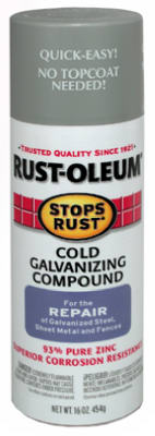 Rust-Oleum® 7785-830 Stops Rust® Cold Galvanizing Compound Spray, 16 Oz, Gray