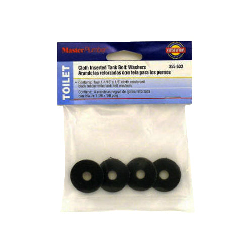 Master Plumber 355633 Toilet Tank Bolt Washer, 4-Pack