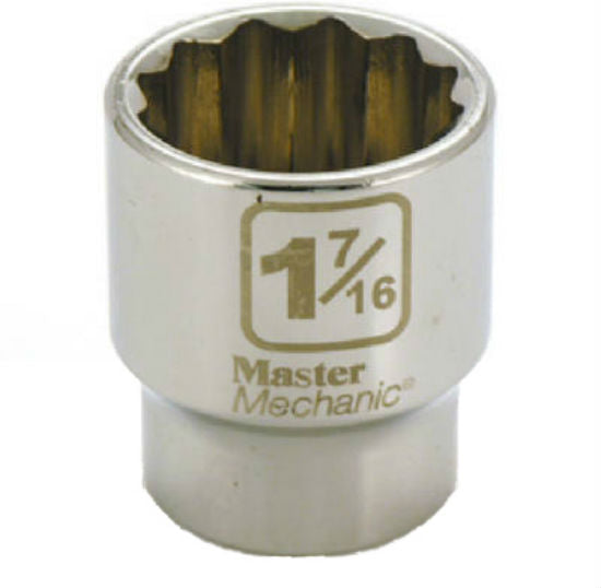 Master Mechanic 356758 12-Point Socket, 3/4" Drive, 1-7/16"