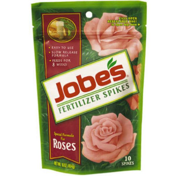 Jobe’s® 04102 Rose Fertilizer Spikes, 9-12-9, 10-Pack