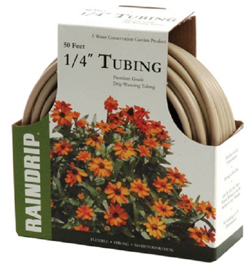 Raindrip R252DT Vinyl Drip Irrigation Tubing, Sand, 1/4" x 50'