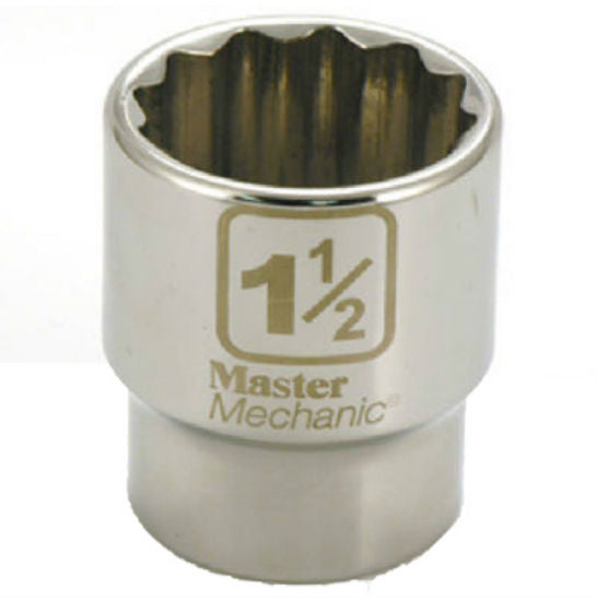 Master Mechanic 359372 12-Point Socket, 3/4" Drive, 1-1/2"