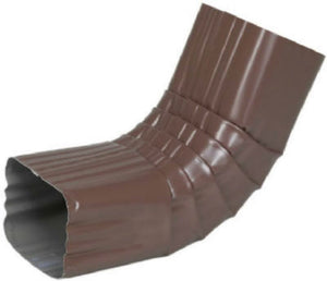 Amerimax 2526419 Aluminum Front Elbow Style A, 2" x 3", Brown