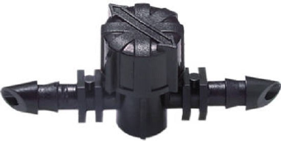 Raindrip R612CT Double Barbed Valve, 1/4", 2-Pack