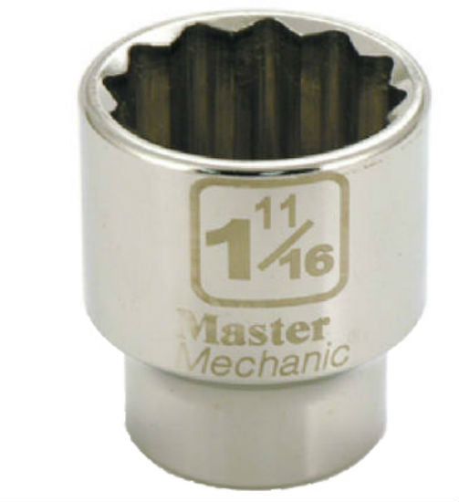 Master Mechanic 361469 12-Point Socket, 3/4" Drive, 1-11/16"