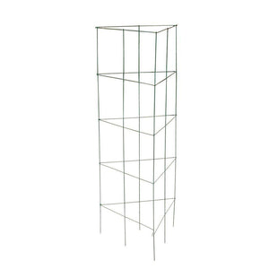 Gilbert & Bennett® 901284A PVC Coated Tri-Fold Tomato Tower, Green, 47" x 54"