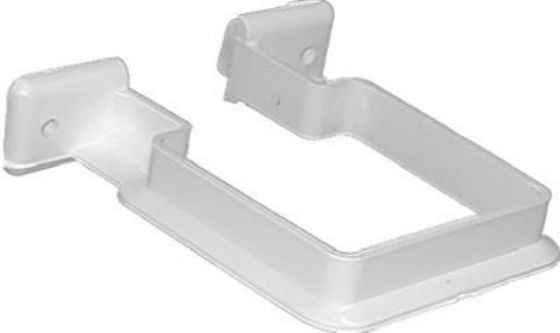 Genova RW202 Vinyl Downspout Bracket, White