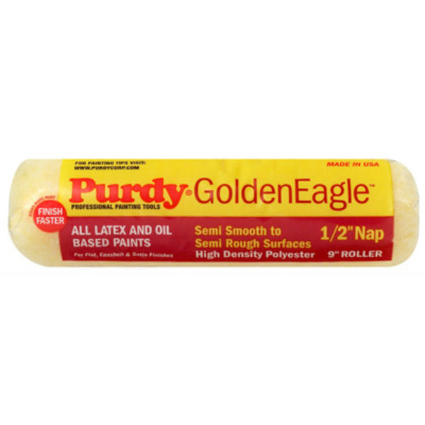 Purdy® 144608093 Golden Eagle™ Roller Cover, 9", 1/2" Nap, 1-1/2" Core