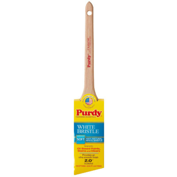 Purdy® 144024420 100% Natural Bristle Sash & Trim Brush, 2", Adjutant White