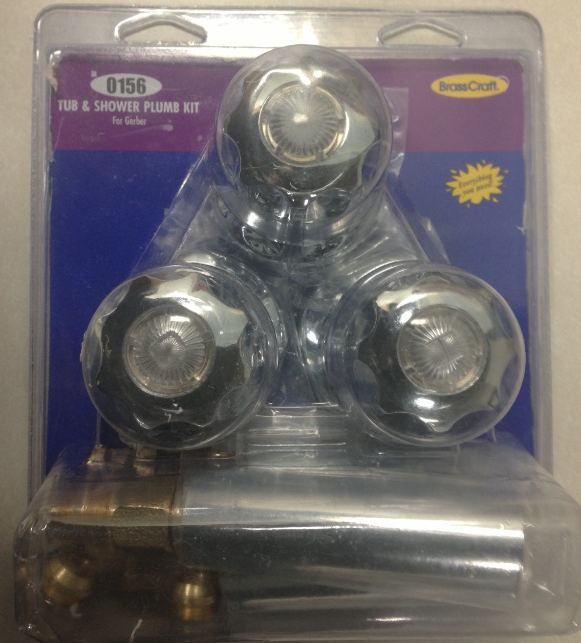 BrassCraft SK0156 Gerber 3-Handle Tub/Shower Plumb Repair Kit