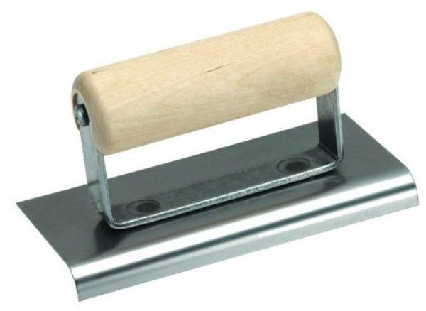 Marshalltown® 13898 Stainless Steel Edger, #CE509S, 6" x 4"
