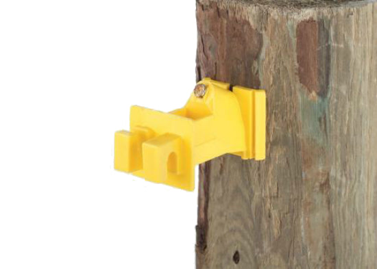 Dare SNUG-SWP-25 Snug Wood Post Insulator, Yellow, 25-Count