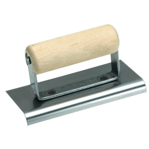 Marshalltown® 13906 Stainless Steel Edger, #CE513S, 6" x 6"