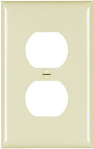 Pass & Seymour TradeMaster Jumbo Wall Plate, 1 Gang, Ivory