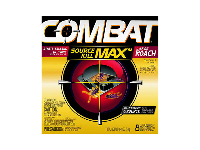 Combat® 51913 Superbait Roach Bait for Large Roaches, 8 Count