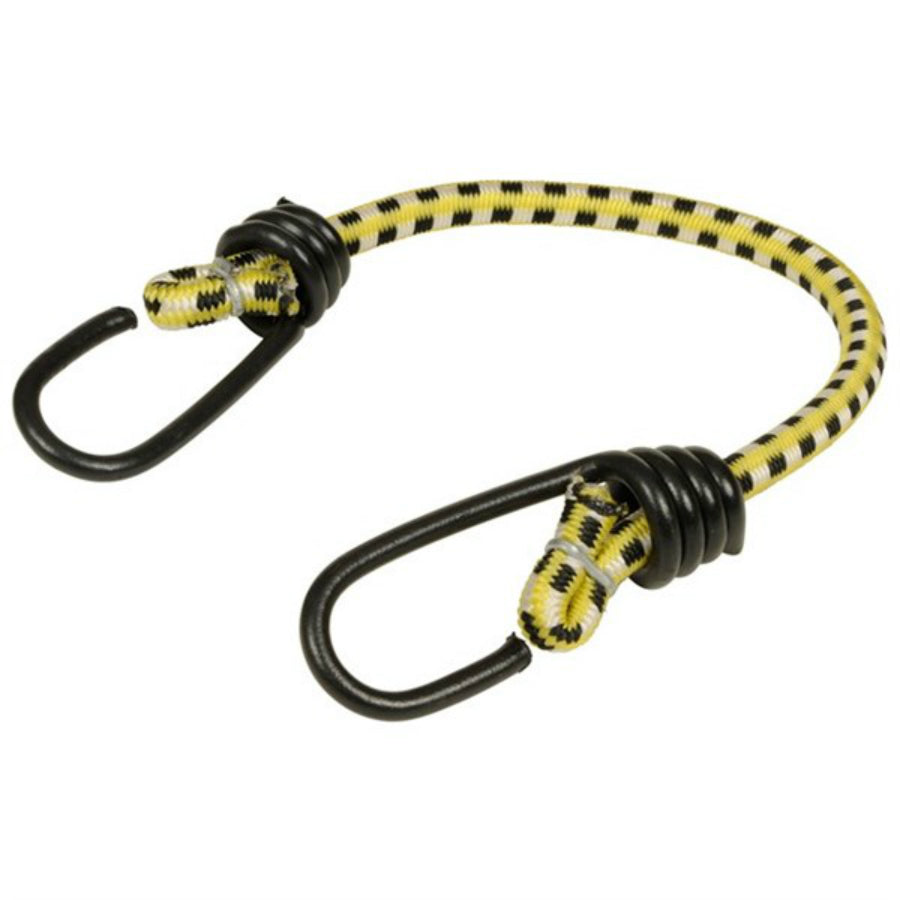 Keeper® 06014 Vinyl Coated Bungee Cord with Steel Hook, 13"