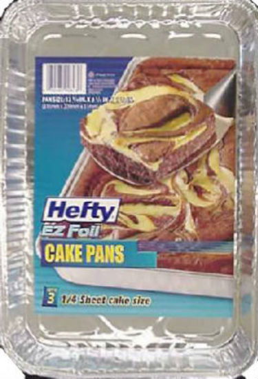 Hefty® 00Z90843 EZ Foil® Oblong Cake Pan, Aluminum