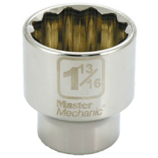 Master Mechanic 369645 12-Point Socket, 3/4" Drive, 1-13/16"