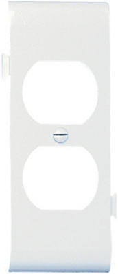 Pass & Seymour PJSC8W Sectional Duplex Receptacle Wall Plate, White