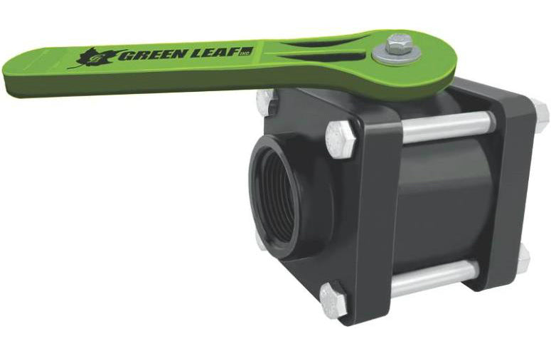 Green Leaf V 150 FP Steel Handled 4 Bolt Valve, 1-1/2"