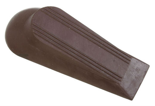 National Hardware® N213-603 Wedge Door Stop, 5", Brown, 2-Pack