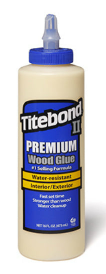Titebond II 5004 Premium Wood Glue, 16 Oz