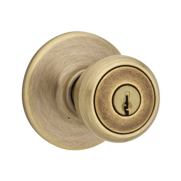 Kwikset® 400T-5-SMT-6AL-RCS Tylo Entry Lockset with Smart Key, Antique Brass