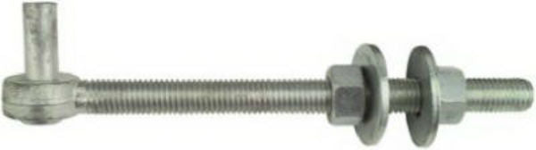 National Hardware® N130-617 Bolt Hook, 5/8" x 8", Zinc Plated