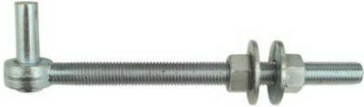 National Hardware® N130-641 Bolt Hook, 3/4" x 10", Zinc Plated