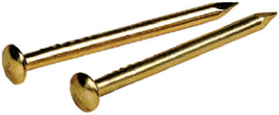 Hillman Fasteners 122618 Escutcheon Pin, 1/2" x 18, Brass Plated