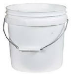 Leaktite 2GLSKD White Plastic Pail, 2 Gallon