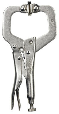 Irwin Tools 6SP Vise-Grip® The Original™ Locking C-Clamp with Swivel Pads, 6"