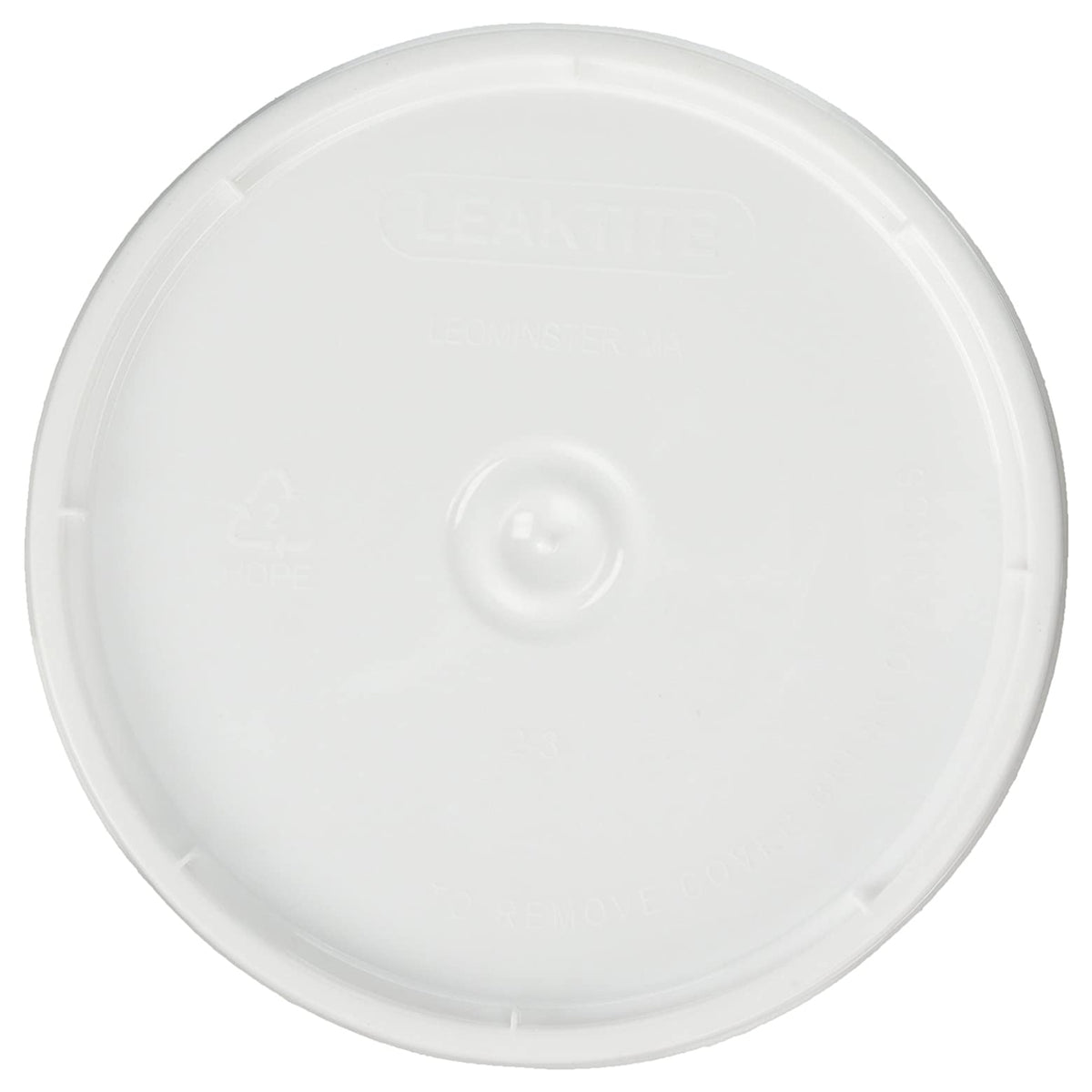 Leaktite LD2G01WH020 Plastic Lid for 2 Gallon Pail