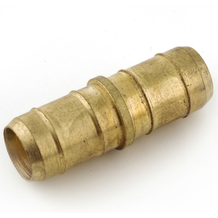 Anderson Metals 57062-02 Mini Hose Mender Splicer, 1/8" I.D, Brass