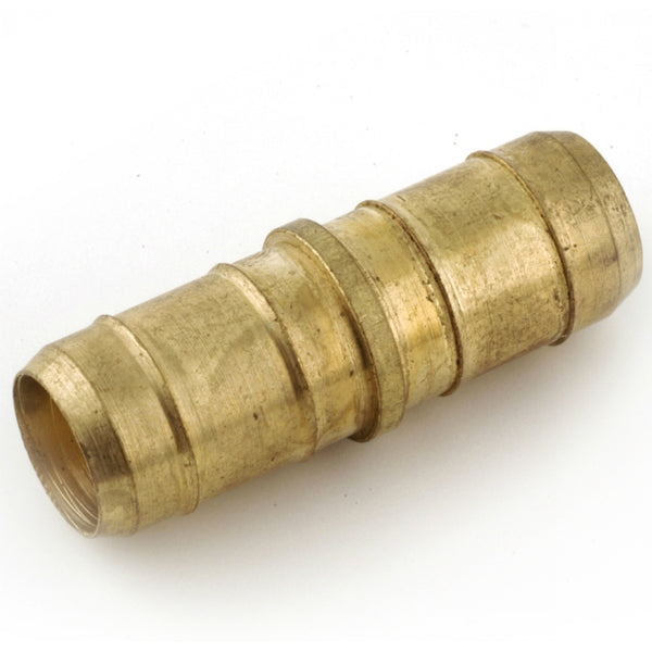 Anderson Metals 57062-06 Mini Hose Mender Splicer, 3/8" I.D, Brass