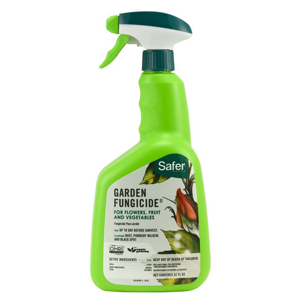 Safer 5450 Multi-Purpose Garden Fungicide, Ready to Use, 32 Oz