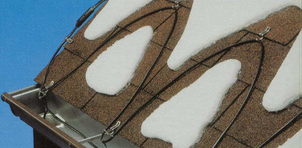 Easy Heat® ADKS-400 Electric Roof & Gutter De-Icing Cable, 400W, 80'
