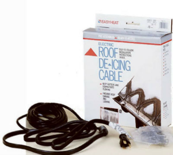 Easy Heat® ADKS-400 Electric Roof & Gutter De-Icing Cable, 400W, 80'