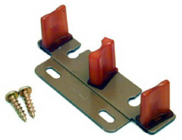 Johnson Hardware® 2135-PPK1 Bypass Door Adjustable Guide, Wood Tone Finish