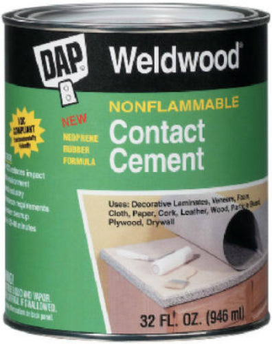 Dap® 25336 Weldwood® Nonflammable Contact Cement, 1 Gallon