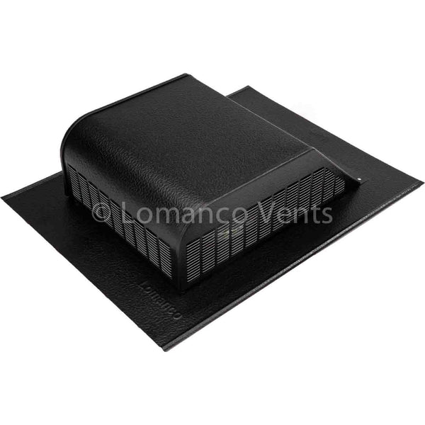 Lomanco® 750B Slant Back Aluminum Roof Louver Vent, 8", Black