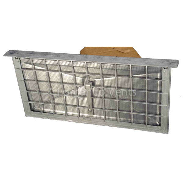 Lomanco® 106L Die-Cast Aluminum Foundation Vent, 8" x 16", Mill