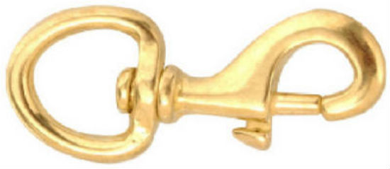 Campbell® T7625104 Round Eye Bolt Snap, 5/8", Bronze