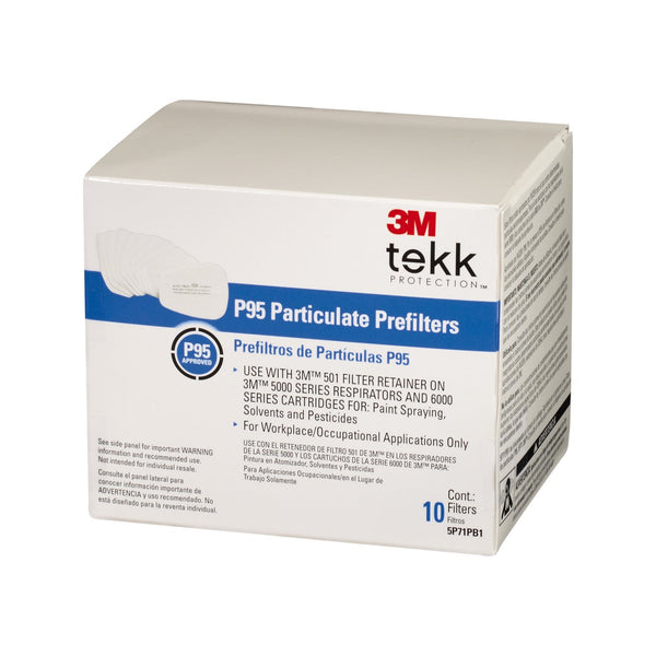 3M 5P71PB1-B Tekk Protection P95 Particulate Filters, 10-Pack