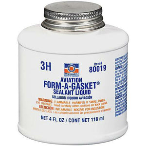 Permatex® 80019 Aviation Form-A-Gasket® #3 Sealant Liquid, 4 Oz