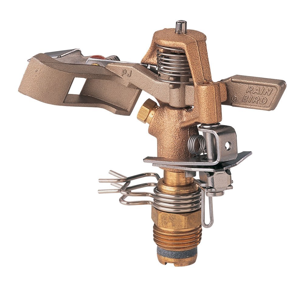 Rain Bird® 25PJDAC Brass Impact Impulse Sprinkler, 50' Spacing