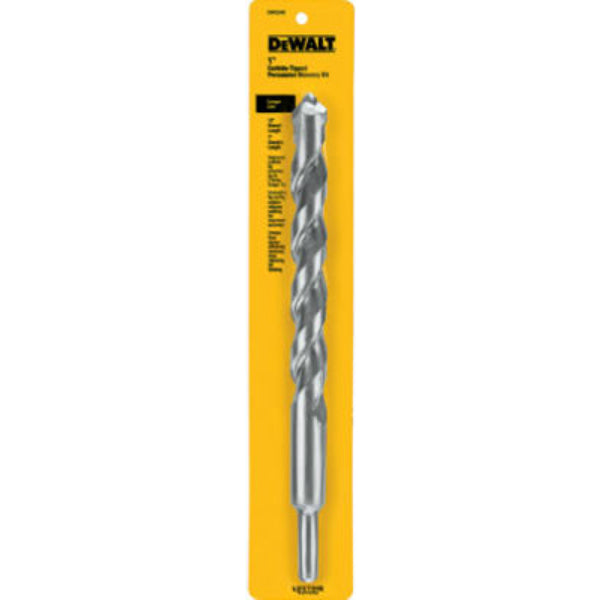 DeWalt® DW5249 Carbide Tipped Premium Percussion Masonry Drill Bit, 1" x 12"