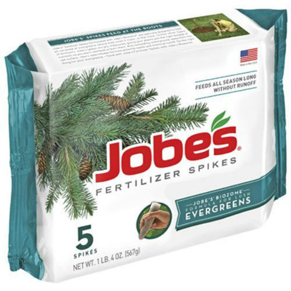 Jobe’s® 01001 Evergreen Fertilizer Tree Spikes, 13-3-4, 5-Pack