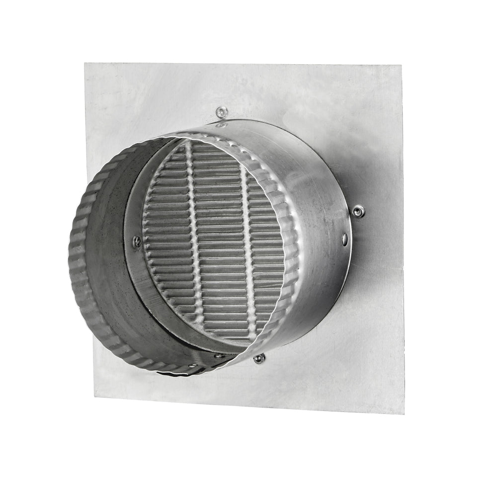 Lambro 142 Aluminum Bathroom Fan Eave Vent, 4"